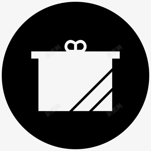 礼品盒庆典食物和蛋糕图标svg_新图网 https://ixintu.com 庆典 礼品盒 食物和蛋糕