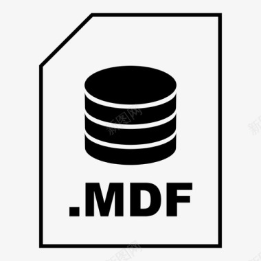 mdf数据库文件图标图标