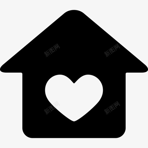 用心的房子标牌做我的情人图标svg_新图网 https://ixintu.com 做我的情人 标牌 用心的房子