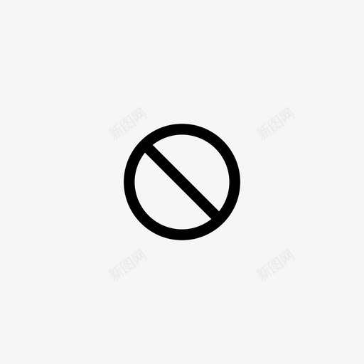 不允许禁止移动银行用户界面设置标志符号图标svg_新图网 https://ixintu.com 不允许 禁止 移动银行用户界面设置标志符号
