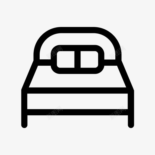 床图标svg_新图网 https://ixintu.com 床