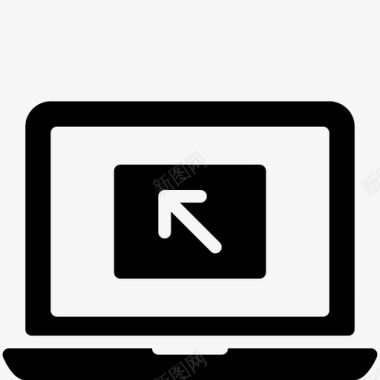 选择laptop箭头computer图标图标