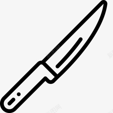 切割刀刀片厨房图标图标