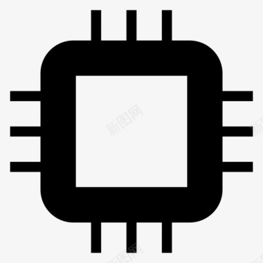 cpu芯片计算机图标图标
