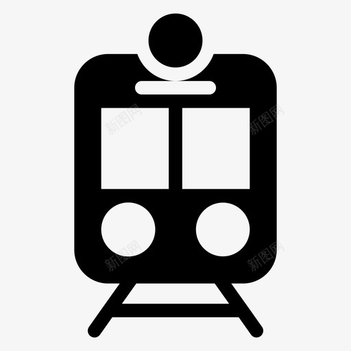 火车汽车运输图标svg_新图网 https://ixintu.com 旅行 汽车 火车 车辆 运输 运输字形图标