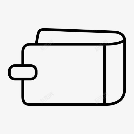 钱包现金钱包皮夹图标svg_新图网 https://ixintu.com 现金钱包 皮夹 邮袋 钱包 钱夹