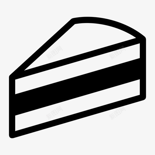 蛋糕生日蛋糕蛋糕片图标svg_新图网 https://ixintu.com 奶油蛋糕 巧克力蛋糕 生日蛋糕 蛋糕 蛋糕片