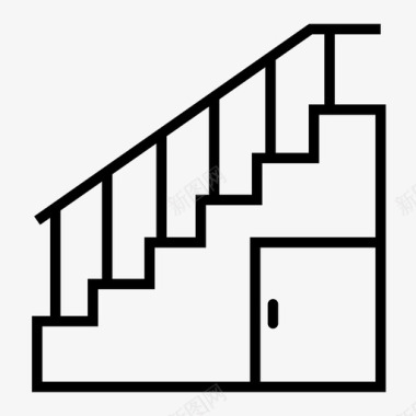 楼梯家房子图标图标