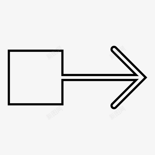 向右拉箭头方向向右移动图标svg_新图网 https://ixintu.com 发送 向右拉箭头 向右移动 导航 指针 方向 箭头轮廓