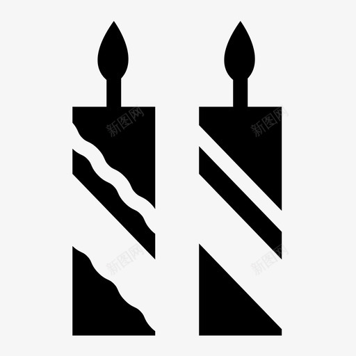 蜡烛庆祝火图标svg_新图网 https://ixintu.com 光 庆祝 火 聚会 蜡烛