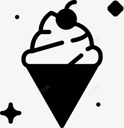 甜点烹饪饮料图标svg_新图网 https://ixintu.com smashicons美食3固体 吃 烹饪 甜点 食物 饮料