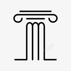历史研究专栏建筑历史图标高清图片