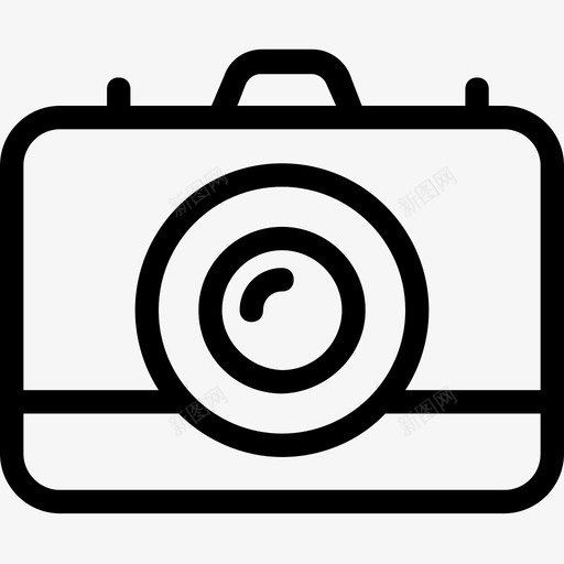 相机摄影工作室摄影图标svg_新图网 https://ixintu.com 图片 工业平滑线图标集 摄影 摄影工作室 相机