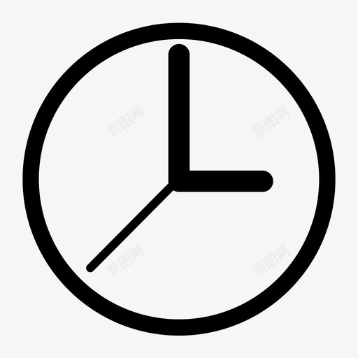 服务时间-用户svg_新图网 https://ixintu.com 服务时间-用户