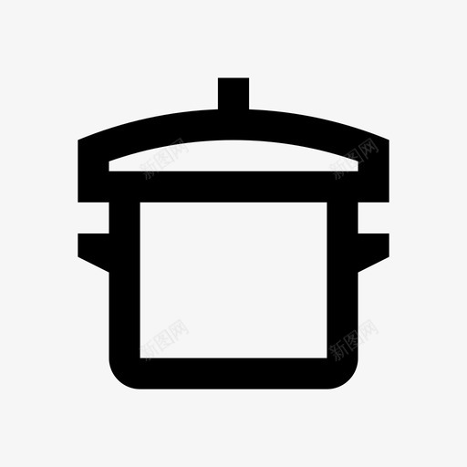 锅烹饪食物图标svg_新图网 https://ixintu.com 厨房 烹饪 生产线 锅 食物 食物和饮料