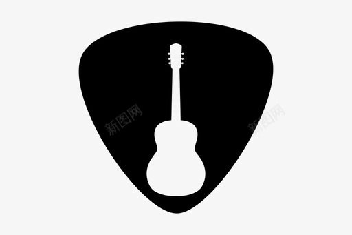 吉他选择乐队音乐会图标图标