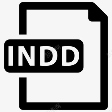 indd文件扩展名格式图标图标
