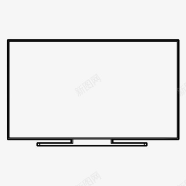 电视娱乐监视器图标图标