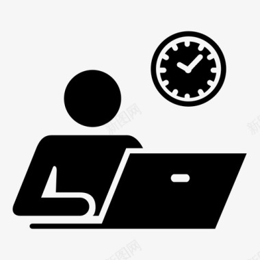 时间管理截止日期生产力图标图标