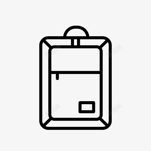笔记本背包包户外图标svg_新图网 https://ixintu.com 包 学校 户外 旅行 笔记本背包