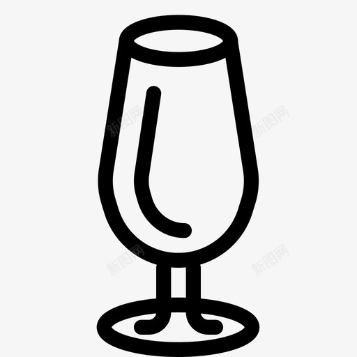 饮料杯啤酒杯玻璃器皿图标svg_新图网 https://ixintu.com 啤酒杯 杯子 玻璃器皿 野餐和庆祝活动 饮料杯