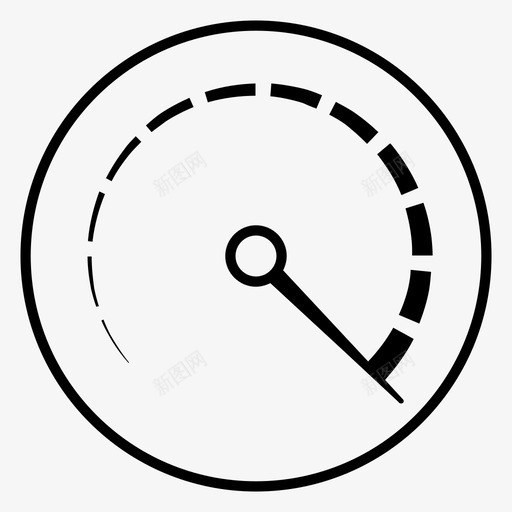 速度表快速指示器图标svg_新图网 https://ixintu.com 仪表图标 压力 压力计 快速 指示器 转速表 速度表
