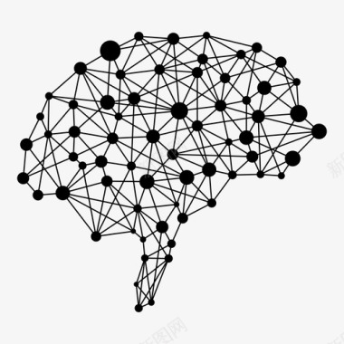 大脑解剖学智力图标图标