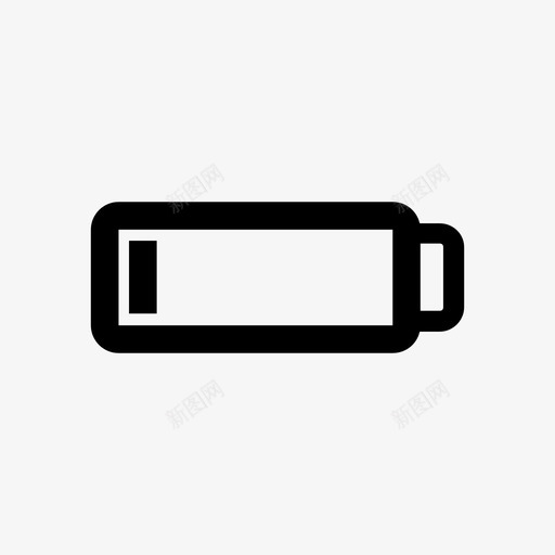 Battery - alt - 10%svg_新图网 https://ixintu.com Battery - alt - 10%