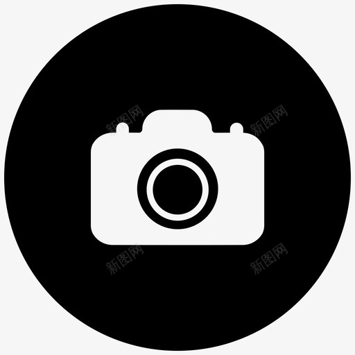 照相机图像照片图标svg_新图网 https://ixintu.com 个人资料照片 位置联系人图标 图像 图片 摄影 照片 照相机