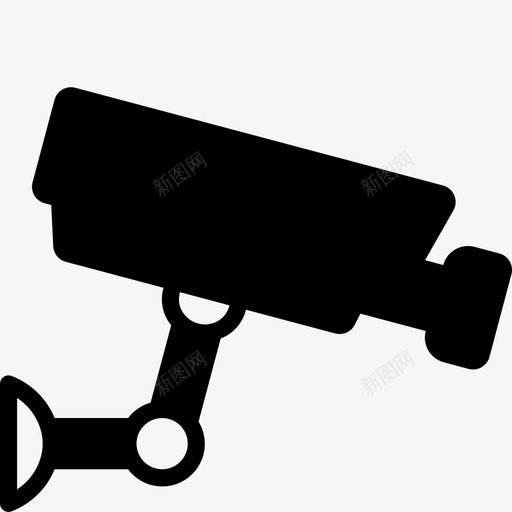 闭路电视摄像机录音图标svg_新图网 https://ixintu.com 保安 家庭自动化 录音 摄像机 监控 闭路电视