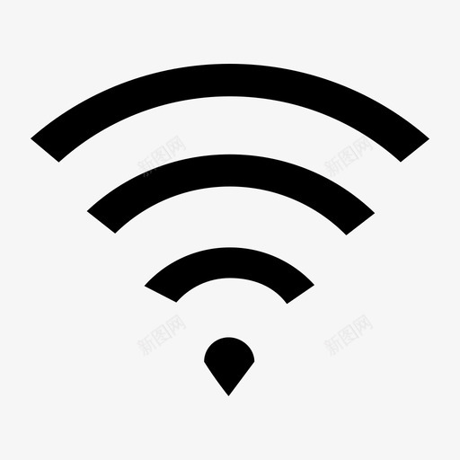 WiFi-3svg_新图网 https://ixintu.com WiFi-3