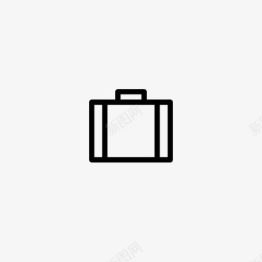 公文包手提箱手机银行ui套件图标图标