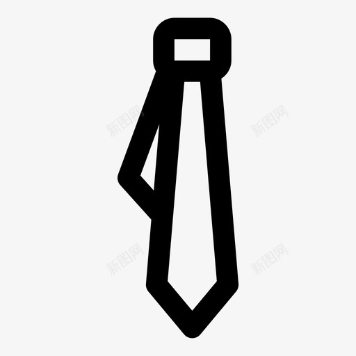 领带商务服装图标svg_新图网 https://ixintu.com 商务 工作 时尚 服装 领带