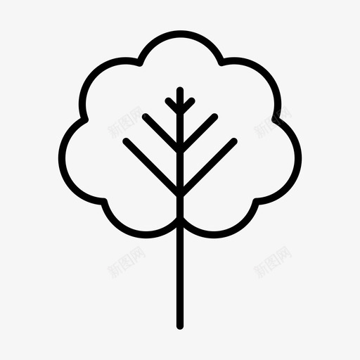 树木生态绿色图标svg_新图网 https://ixintu.com 木材 树木 生态 绿色 自然
