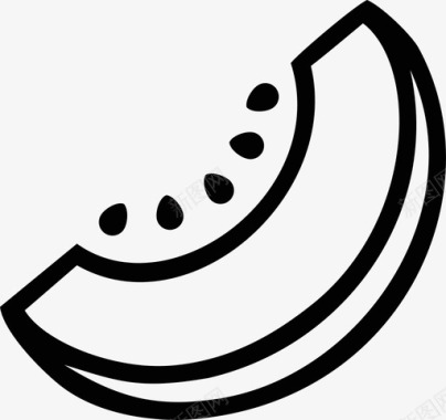瓜类食品水果图标图标