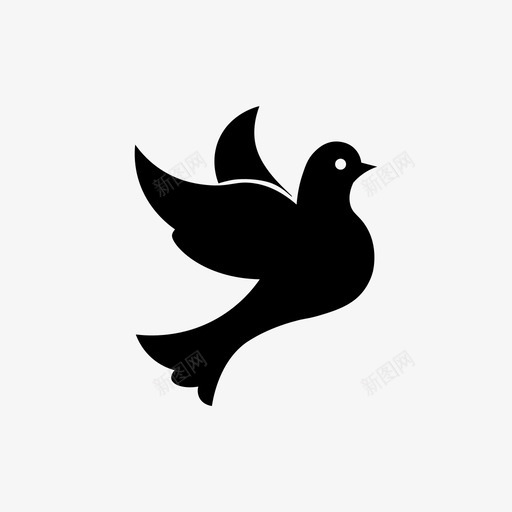 鸟鸽子苍蝇图标svg_新图网 https://ixintu.com 和平 学习召唤 翅膀 苍蝇 购物 鸟 鸽子