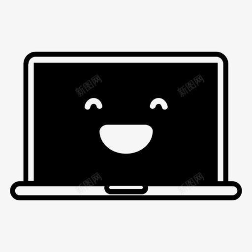 laughing笔记本电脑emojihappy图标svg_新图网 https://ixintu.com emoji happy laughing笔记本电脑 mac macbook