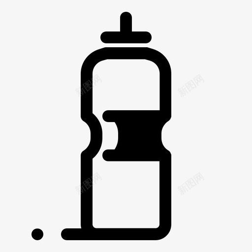 水瓶饮料能量图标svg_新图网 https://ixintu.com 水瓶 能量 运动 饮料