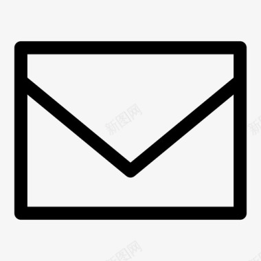 电子邮件信封基本用户界面图标图标