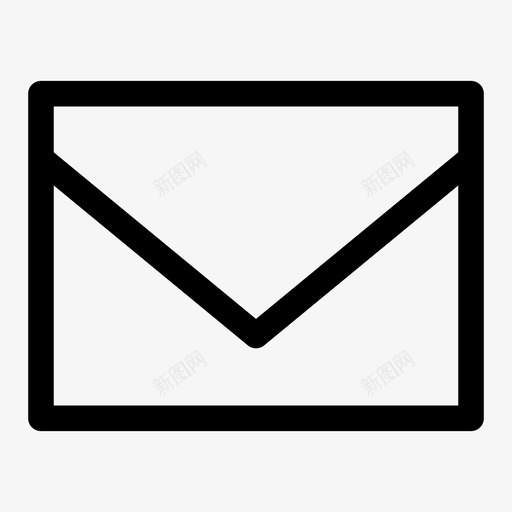 电子邮件信封基本用户界面图标svg_新图网 https://ixintu.com 信封 基本用户界面 电子邮件