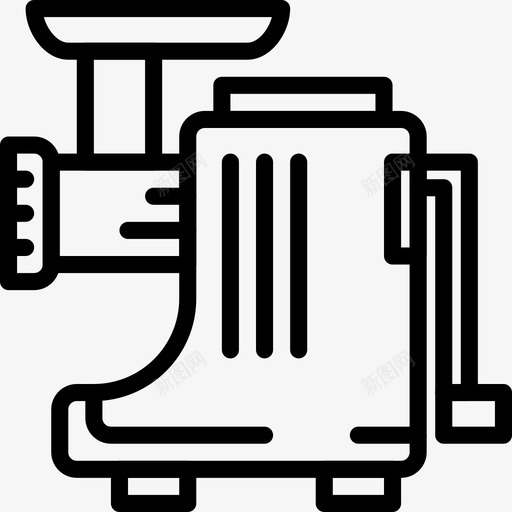 绞肉机烹饪饮料图标svg_新图网 https://ixintu.com 烹饪 粉碎图标美食3大纲 绞肉机 食品 饮料