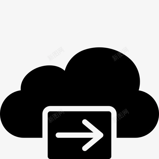 下一个云转发功能图标svg_新图网 https://ixintu.com icloud 下一个云 云功能实体 功能 转发