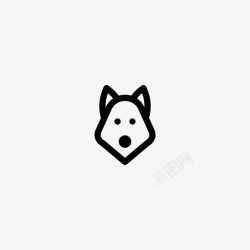 宠物小图标狗守卫猎犬图标高清图片