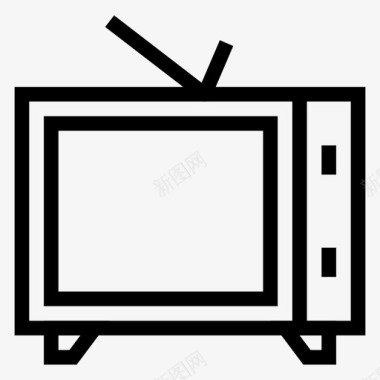 电视电影监视器图标图标
