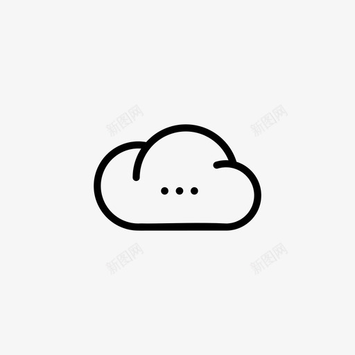 云处理数据加载图标svg_新图网 https://ixintu.com 云处理 传输 加载 数据 数据云