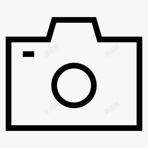 照相机拍摄摄影图标svg_新图网 https://ixintu.com 多媒体线路图标 录音 拍摄 摄影 照相机