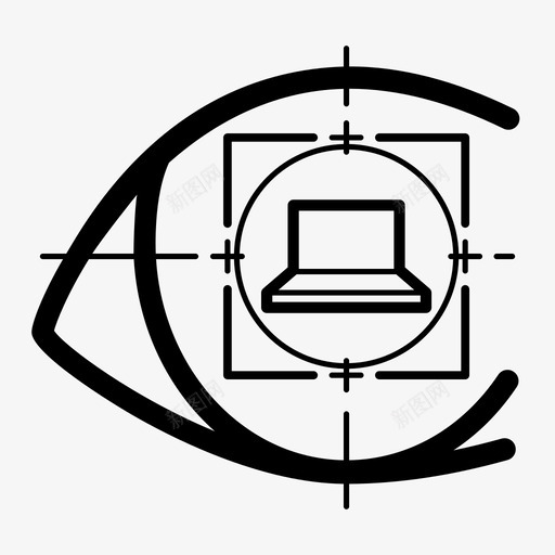 计算机视觉计算机领域图标svg_新图网 https://ixintu.com 人工智能 理解 计算机 计算机视觉 跨学科 领域