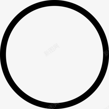 普通圆形状poi信号轮廓图标图标