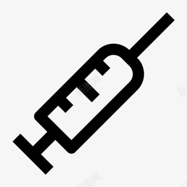 注射器注射图标图标