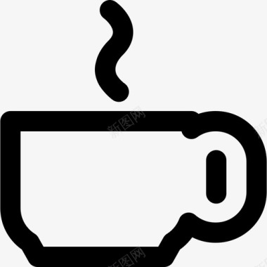 一杯热咖啡食物普通的图标图标
